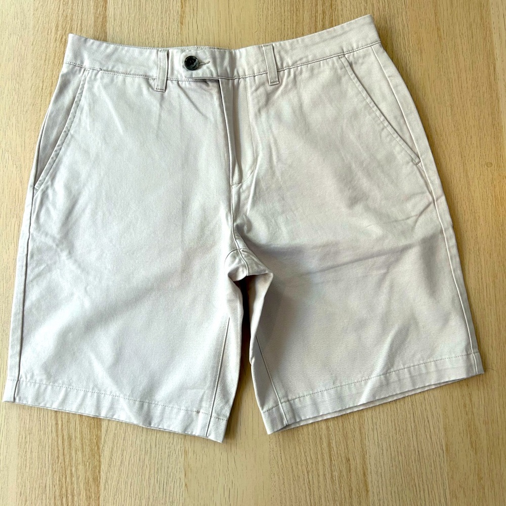 Criquet Men's Flat Front Shorts - Light Tan
